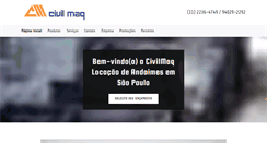 Desktop Screenshot of civilmaq.com.br